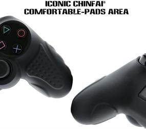 img 2 attached to Enhance Your Gaming Experience With CHINFAI PS4 Controller Skin Grip + Bonus Thumb Grips