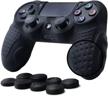enhance your gaming experience with chinfai ps4 controller skin grip + bonus thumb grips logo