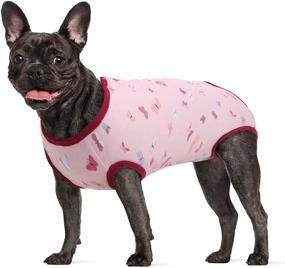 img 4 attached to 🐾 IDOMIK Recovery Suit for Dogs: Dog Onesie Surgery Recovery Shirt for Abdominal Wounds and Post-Operative Care - E-Collar Cone Alternative