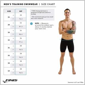 img 3 attached to Streamline Your Swim With FINIS Men'S Standard Jammer Swimwear