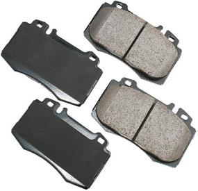 img 1 attached to 🔷 Akebono Brake Pads Set (EUR847) in Grey