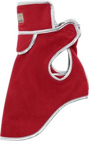 img 1 attached to 🐾 ESPAWDA Polar Protection Dog Coat - Ultimate Cold Weather Fleece Jacket for Small, Medium, and Large Dogs (X-Large, Fire Hydrant Red) - Easy-Access Velcro, Adjustable Fit