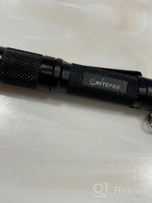 img 1 attached to Mini AAA Keychain Flashlight - Nitefox K3 With 150 Lumens And 3 Brightness Levels - Small, Waterproof Torch For EDC, Camping, Hiking, Dog Walking, Reading, Sleep, And Emergencies review by Aaron Fowler