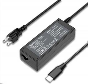 img 4 attached to 🔌 High-Power USB-C Charger (45W) for HP Chromebook X360 14-ca061dx 14-ca051wm 14-ca052wm 14-ca091wm 14-ca020nr 14-ca060nr 14-ca043cl 11-ae051wm 11-ae001tu 11-ae027nr | Model: 918337-001 844205-850 28769-001