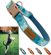 🐶 aiminto premium adjustable dog collar: neoprene padded collar with quick-release buckle - perfect for small, medium, and large breeds! logo