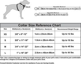 img 3 attached to 🐶 Aiminto Premium Adjustable Dog Collar: Neoprene Padded Collar with Quick-Release Buckle - Perfect for Small, Medium, and Large Breeds!