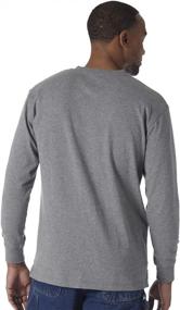 img 3 attached to 👕 Quality WORKWEAR: Wrangler Oatmeal Heather 2X Large Men's Clothing for Stylish Shirts