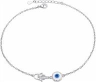 boho-inspired s925 sterling silver anklet: a charming and adjustable foot accessory for women and girls for beach days and birthdays logo