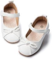 cencirily toddler little ballet easter girls' shoes in flats logo