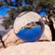 2 inch (50mm) clear crystal ball - no stand | amlong crystal logo