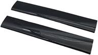 ps3 slim 4000 console side bar housing shell replacements: left and right faceplate panels for repair - compatible with playstatoin 3 ps3 - repair parts, 1 pair logo