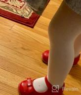 img 1 attached to The Doll Maker Girl's Toddler Mary Jane Flat School Dress Shoes for Little Kids review by Deepa Hoover