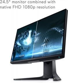 img 1 attached to Alienware Monitor Certified Mounting Support 24.5", 1920X1080P, Tilt Adjustment, Anti-Glare Coating, Height Adjustment, ‎AW2521H, HD