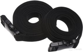 img 2 attached to 🔒 Antook Tie Down Straps for RV Trailer Cover: 40 ft Lashing Straps with Quick Release Buckle (2 PCs)