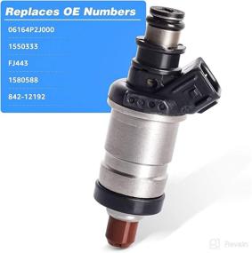 img 3 attached to Nifeida 6Pcs Fuel Injectors Compatible With 1999-2004 Jeep Cherokee Grand Cherokee Wrangler 4 Replacement Parts
