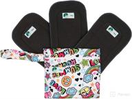 nz baby charcoal inserts reusable logo
