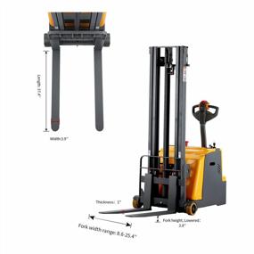 img 3 attached to 1100Lbs Capacity Electric Stacker With High Counterbalance - APOLLOLIFT 118 Material Lift