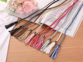 img 1 attached to Allegra Detailing Braided Decorative Leather Women's Accessories via Belts