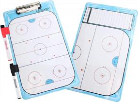 img 4 attached to GoSports Dry Erase Coaches Board: 2 Pens Included For Easy Planning