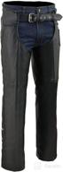 👖 milwaukee classic braided men's chaps logo