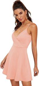 img 2 attached to SheIn Womens Spaghetti Sleeveless Backless Women's Clothing : Dresses