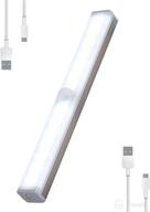 12 светодиодов stick on anywhere little night light bar затемнение беспроводная подсветка под шкафом датчик движения шкаф из алюминиевого сплава перезаряжаемый магнитный шкаф спальня счетчик гардероб лестница ступенька hallway логотип