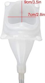 img 3 attached to YINUODAY Portable Silicone Urinal: 2 Urine Catheter Bags For Men & Women Incontinence Care