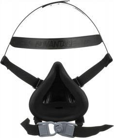 img 1 attached to MSA Advantage 420 Half-Mask Respirator With Cartridge Compatibility For Improved Safety