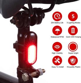 img 3 attached to Stay Safe And Visible With MapleSeeker'S Multi-Purpose LED Lights - Perfect For Biking, Running, And Walking Your Dog!