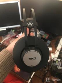 img 7 attached to AKG K72 Профессиональные аудиостудийные наушники в матовом черном цвете - накладной, закрытый дизайн для превосходного звука.