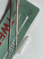 img 1 attached to Enhance Your Lash Game With LANKIZ 5-Piece Stainless Steel Eyelash Extensions Tweezers Set In Pretty Pink review by Cody Bowie