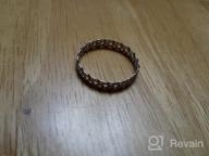 картинка 1 прикреплена к отзыву Серебряное кольцо Silvora в стиле кельтский узел/цепочка кубинского звена - прочное винтажное кольцо-бандо бесконечности для женщин и мужчин - доступно в размерах 4-12. от Govindarajan Diepenbrock