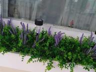 img 1 attached to Transform Your Garden With 24-Pack UV-Resistant Artificial Greenery By HATOKU review by Tingate Skrbec