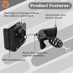 img 1 attached to 🔧 Bicos 924-541 52058707 Spare Tire Winch Hoist: Compatible with 1994-2002 Ram 1500 2500 3500 Track - Must-Have Spare Winch Carrier for Easy Tire Hoisting!
