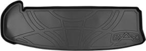 img 4 attached to 🧳 MAXLINER All Weather Custom Fit Cargo Liner - Black - Compatible with 2014-2019 Toyota Highlander (Not for Vehicles with on-Board Vacuum System)