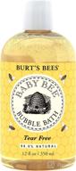 🐝 burt's bees baby bee пузырьковая ванна для малышей, бутылки по 12 унций (упаковка из 2 штук) - улучшенная seo логотип