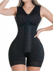 img 4 attached to PP086 Colombian Postpartum Girdle For Cesarean, C-Section And FUPA Control Shapewear By Sonryse