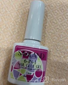 img 6 attached to Saviland Gel X Nail Glue: The Ultimate Solution For Acrylic Nails And Press-On Nails - Get Flawless, Long-Lasting Results!