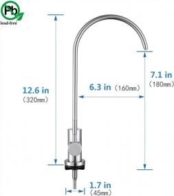 img 3 attached to Upgrade Your Kitchen With RuiLing'S Lead-Free Water Filter Faucet For Reverse Osmosis Filtration Systems