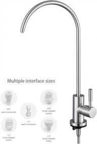 img 4 attached to Upgrade Your Kitchen With RuiLing'S Lead-Free Water Filter Faucet For Reverse Osmosis Filtration Systems