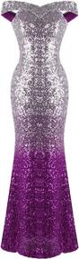 img 4 attached to Angel Fashions Womens Glitter Flapper Evening Women's Clothing : Dresses