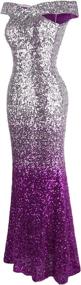 img 3 attached to Angel Fashions Womens Glitter Flapper Evening Women's Clothing : Dresses