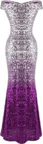 img 1 attached to Angel Fashions Womens Glitter Flapper Evening Women's Clothing : Dresses