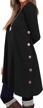 stylish and comfortable: korsis women's long sleeve tunic dress logo