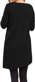 img 1 attached to Stylish And Comfortable: KORSIS Women'S Long Sleeve Tunic Dress