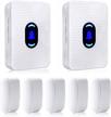 wireless door entry alarm and chime with 600ft range - 55 melodies, 5 volumes - ideal for home, business, store, and office security logo
