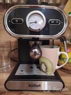 img 1 attached to Rozhkovy coffee maker Kitfort KT-702, black review by Czesawa Ostrow ᠌