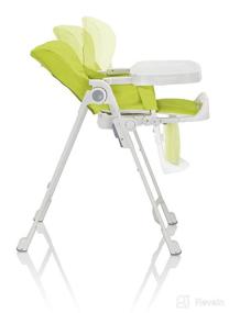 img 1 attached to 🍽️ Inglesina Gusto Folding Convertible High Chair: Premium Toddler Chair with Removable Tray and Cream Finish