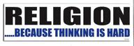 gear tatz religion because thinking political logo