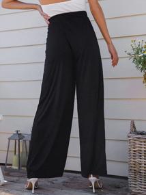 img 3 attached to Women'S High-Waisted Palazzo Pants With Split Thigh And Wide-Leg Design By Verdusa